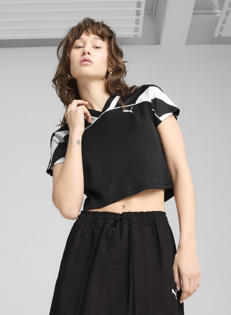 بوما قميص كرة قدم قصير للنساء من تشكيلة FUTURE.PUMA.ARCHIVE - Image 1